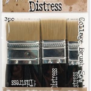 Tim Holtz - Collage -  Brush 3pk Sale Professional
