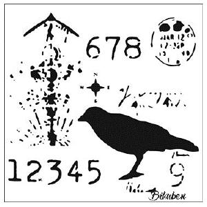 The Crafter's Workshop - Ravenscape Template 6x6" Manchester Great Sale Cheap Pice