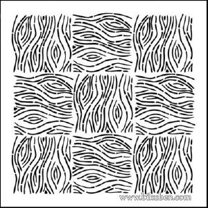 The Crafter's Workshop - Mini Wood Parquet Template 6x6" For Cheap