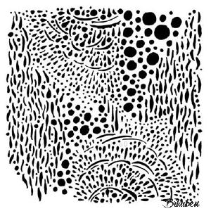 The Crafter's Workshop - Mini Sea Bubbles Template 6x6" Free Shipping Cheap Pice
