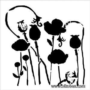 The Crafter's Workshop - Poppy Garden 6x6" Browse