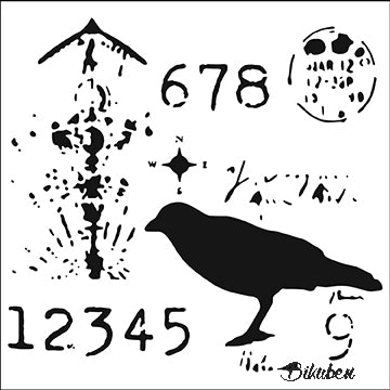 The Crafter's Workshop - Ravenscape Template 12x12" Sale Fashion