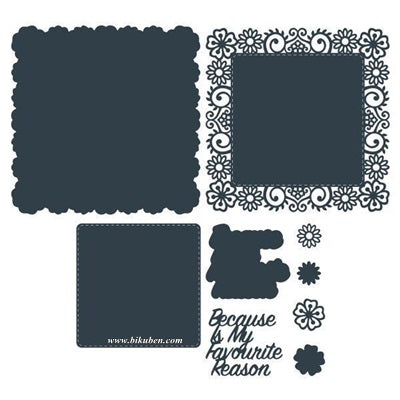 The Paper Boutique - Dies - Springtime Bloom - My favorite reason Sale Shop Offer