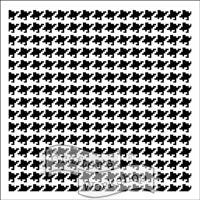 The Crafter's Workshop: Mini Houndstooth - Template  6 x 6" Sale Low Shipping Fee