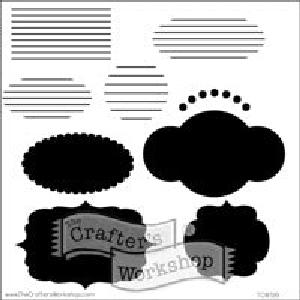 The Crafter's Workshop: Mini journaling Blurbs Template  6 x 6" Buy Authentic Online