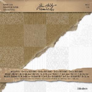 Tim Holtz -  Idea-Ology - Paper Stash - Resist - Motif 12 x 12" Outlet Store Locations