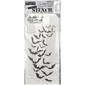 Tim Holtz -  Stencil - Batty Sale Clearance