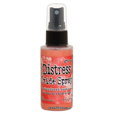 Tim Holtz - Distress Oxide Spray Ink  - Abandoned Coral With Credit Card Free Shipping