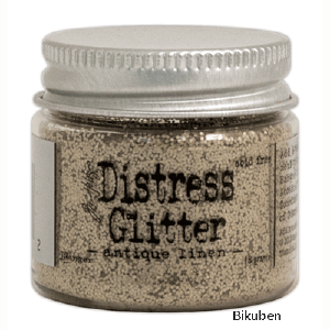 Tim Holtz - Distress Glitter - Antique Linen Pay With Visa