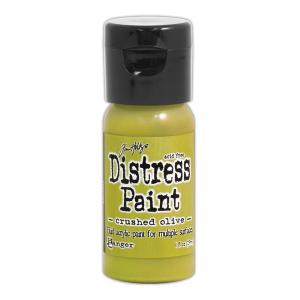 Tim Holtz - Distress Paints - Flip Top - Crushed Olive Clearance Hot Sale