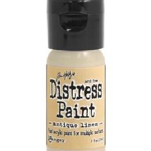 Tim Holtz - Distress Paints - Flip Top -  Antique linen Clearance Reliable