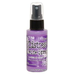 Tim Holtz - Distress Oxide Spray Ink  - Wilted Violet With Credit Card Cheap Pice