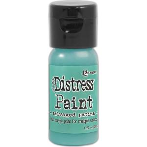 Tim Holtz - Distress Paint - Flip Top - Salvaged Patina 100% Guaranteed