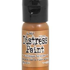 Tim Holtz - Distress Paints - Antique Bronze High Quality For Sale