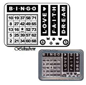 Maya Road: Bingo Card  Clear Stamps 2025 Unisex For Sale