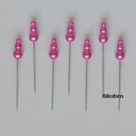 Maya Road - Vintage Pearl Pins - Hot Pink Buy Cheap 2025 Newest