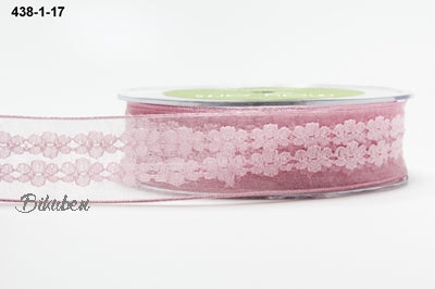 May Arts - Sheer Wired Lace - Pink Latest Collections Sale Online