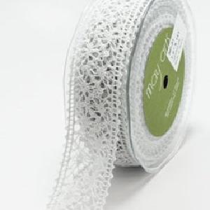 May Arts: Crochet Lace Ribbon -  GRAY  (metervis) Discount Amazon