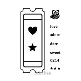 Maya Road: Create a Ticket - Singleton Clear Stamp Outlet Lowest Pice