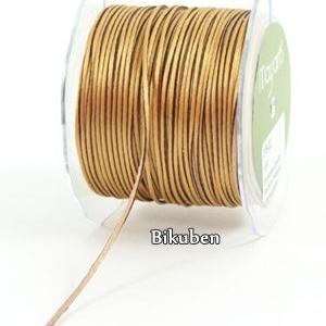 May Arts - Satin String Stripes Ribbon - Brown and Gold METERSVIS Pay With Visa Sale Online