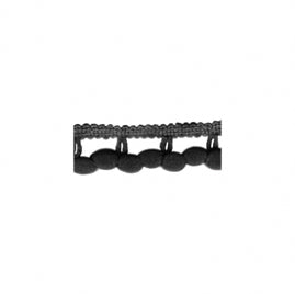 Maya Road - Pom Pom Trim - Medium BLACK   (metervis) Cheap Sale Wiki