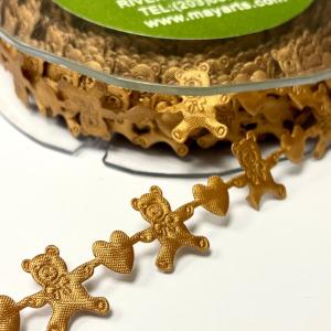 May Arts - Teddy Ribbon - Brown  - Metervis Hot Sale Cheap Pice