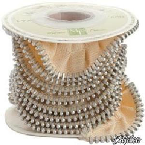 Melissa Frances - Zipper Ribbon - Cream Free Shipping Low Pice Fee Shipping