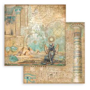 Stamperia  - Fortune - Winged Cat -   12 x 12" Low Pice Fee Shipping For Sale