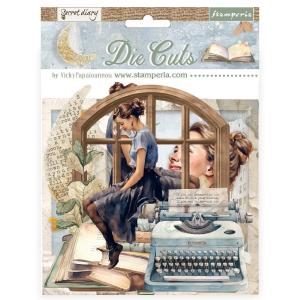 Stamperia  - Secret Diary  - Chipboard Die Cuts Clearance Clearance