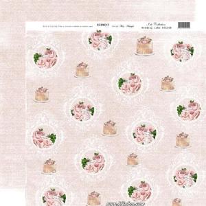 Reprint - I do Collection - Wedding Cake   12 x 12" Latest Collections Cheap Pice