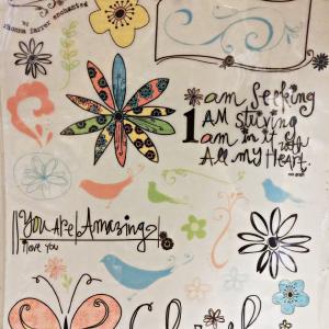 Rhonna Farrer Scribbly Enchanted Rub-Ons Top Quality For Sale