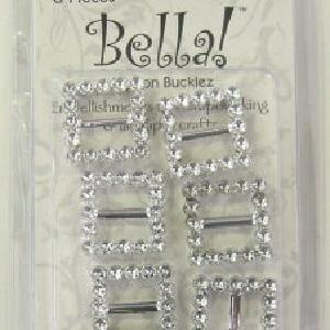 Ruby Rock-it - Ribbon Buckle - Silver Square With Mastercard Online