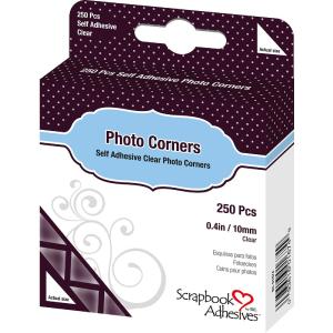 Scrapbook Adhesives - Photo Corners - Clear - 10mm Outlet Finishline