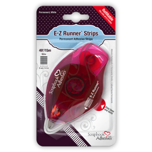 Scrapbook Adhesive - EZ-Runner  - Dispenser m/ Strips Permanent lim Sale Pre Order