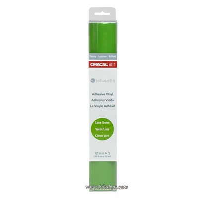 Silhouette America - Oracal 651 - Selvklebende Vinyl - Lime    12" Discount Store