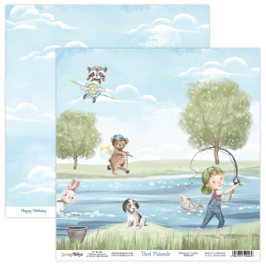 Scrapboys - Best Friends - Happy Birthday - 12x12" Outlet For You