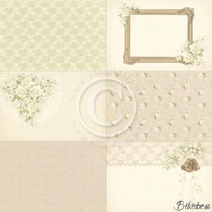 Pion Design - Memory Notes - Vintage Wedding 3 12x12" From China Free Shipping Low Pice