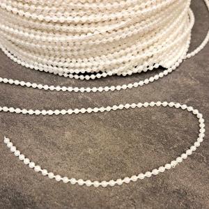 Plastic Pearl  - White - 1 meter New Arrival Cheap Pice