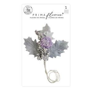 Prima - Candy Cane Lane - Paper Flowers - Silver Bells Cheap Sale Wiki
