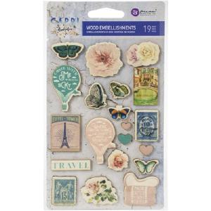 Prima - Capri - Wood Stickers 2025 Unisex Cheap Pice