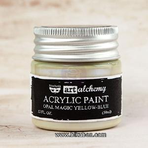 Prima - Art Alchemy by Finnabair - Acrylic Paints - Opal Magic Yellow-Blue Discount In China