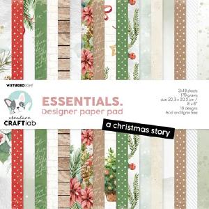 Studiolight - Christmas Story - Paper Pad  - 8 x 8" Sale Cheap Online