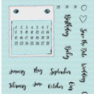 Studiolight - Dies & Stamps - Calender Top Quality For Sale