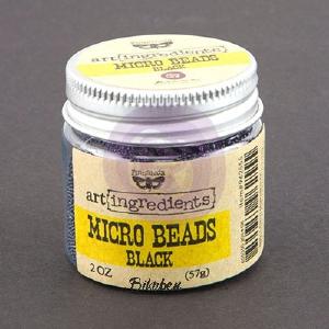 Prima - Art Ingredients by Finnabair - Micro Beads - Black Official Site