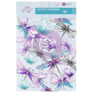 Prima - Aquarelle Dreams - Ephemera Dragonflies Free Shipping 2025
