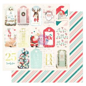 Prima - Candy Cane Lane - Festive Feeling - 12 x 12" Cost Cheap Pice