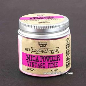 Prima - Art Ingredients by Finnabair - Mica Powder - Vintage Pink Newest Online