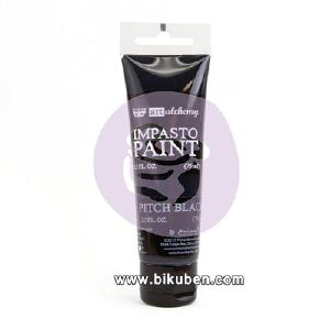 Prima - Art Alchemy by Finnabair - Heavy Body Acrylic Paints - Impasto Paint - Pitch Black Outlet Looking For