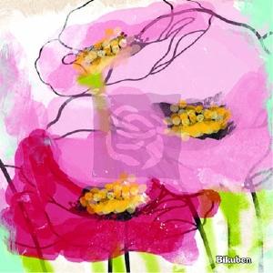 Prima - Canvas Sheet - Poppy B Canvas 12x12" Store Cheap Online