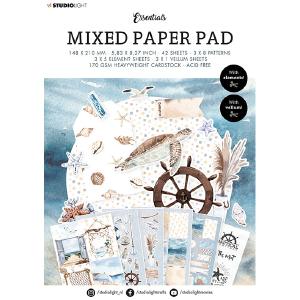 Studiolight - Essentials - Mixed Paper Pad 13 - A5 2025 New For Sale